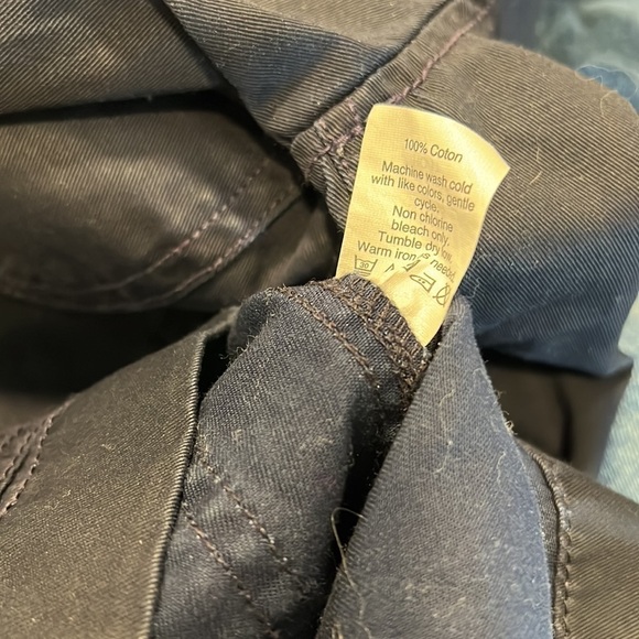 J. Crew Navy Hooded Twill Jacket Size S - Picture 8 of 9